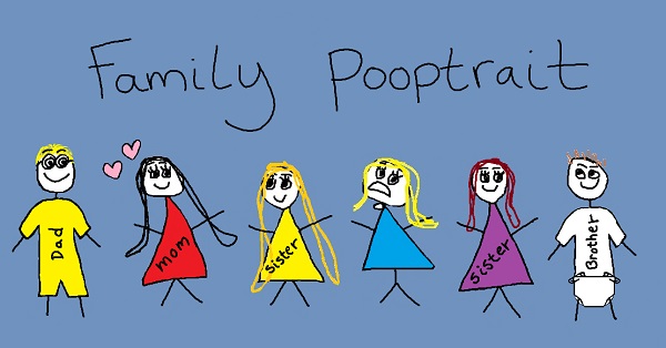 family pooptrait