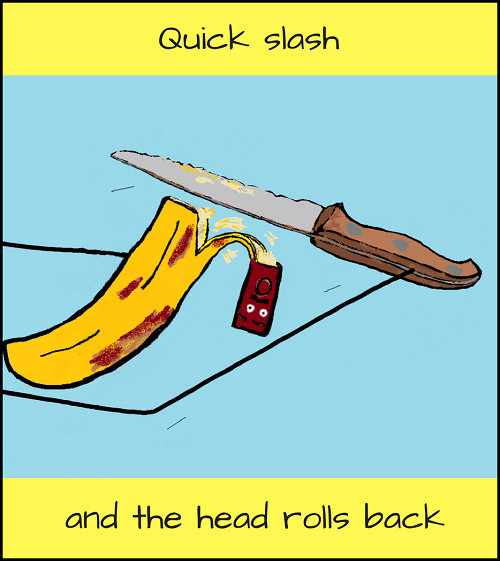 how to execute a banana